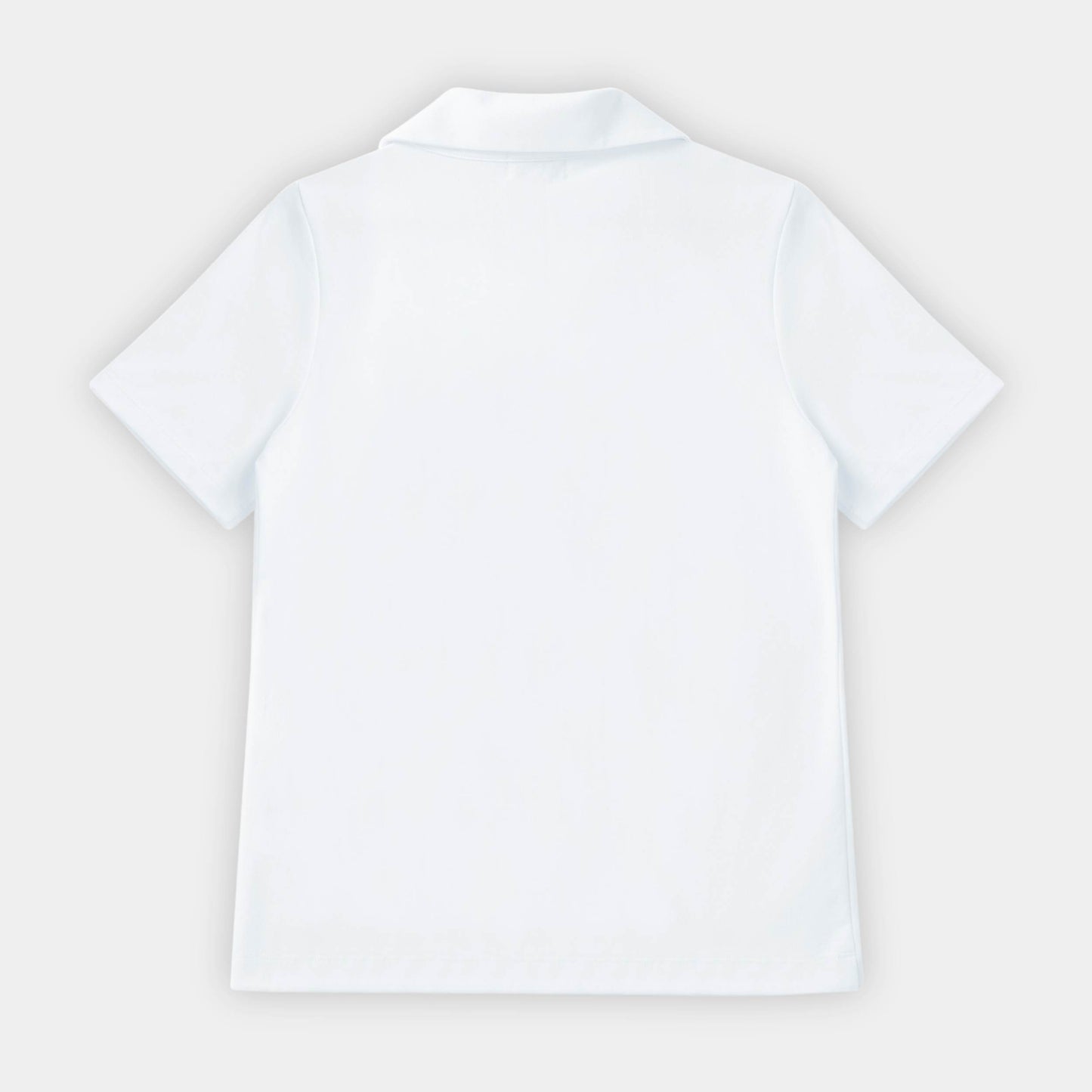 AOLP Breezy Tailored Short Sleeve Polo White