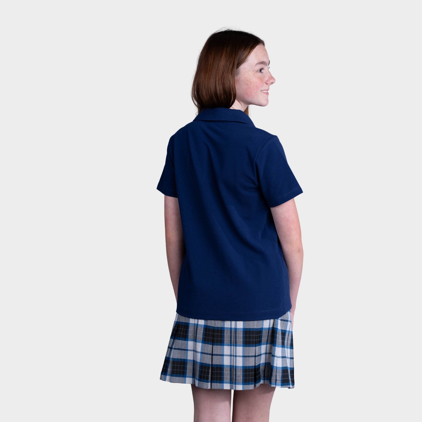 AOLP Plaid Pleated Skirt with Bike Shorts