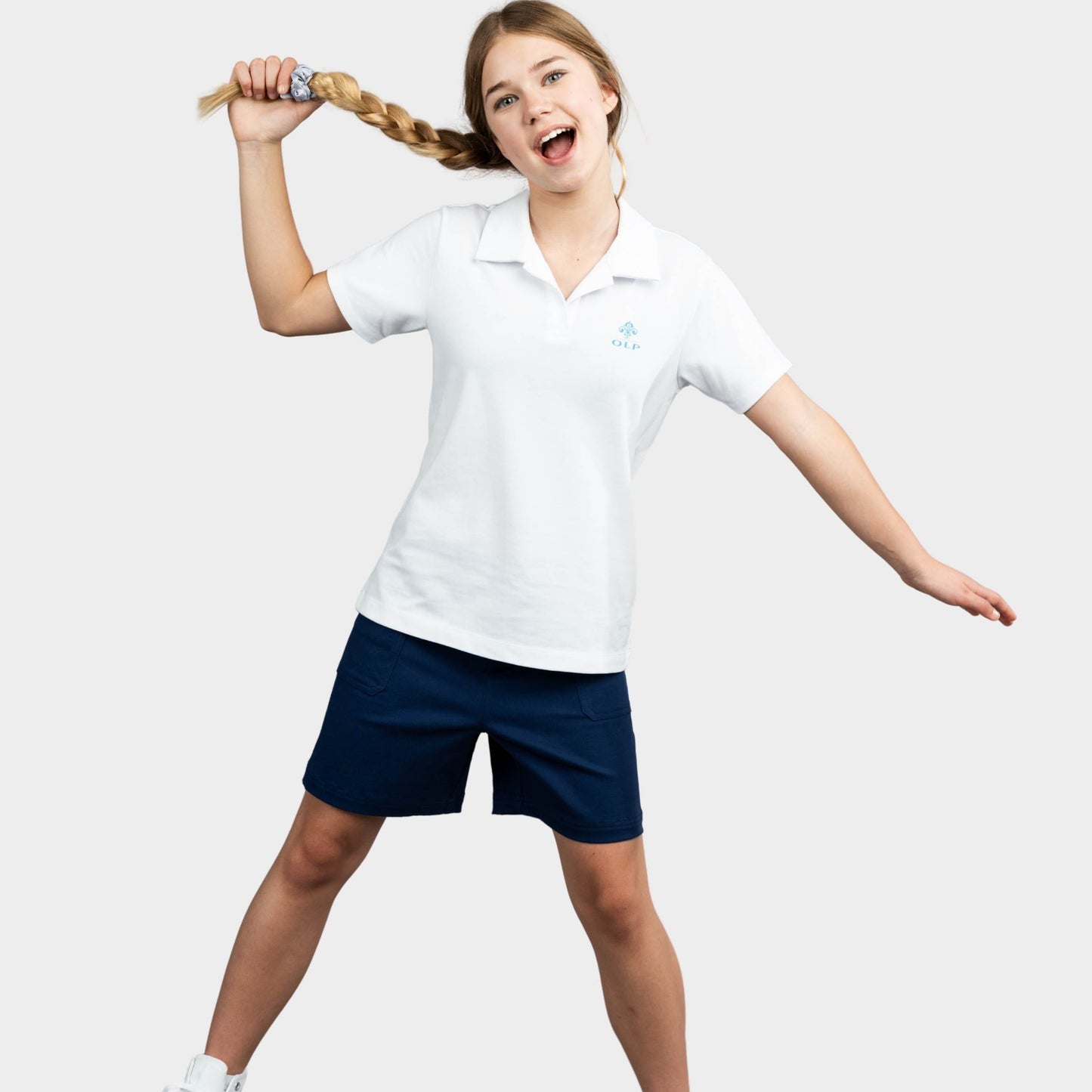 AOLP Breezy Tailored Short Sleeve Polo White