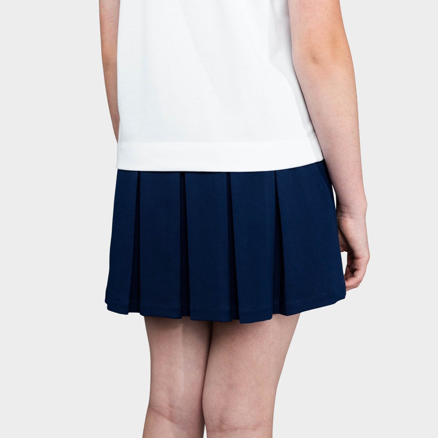AOLP Pleated Skirt with Bike Shorts Navy