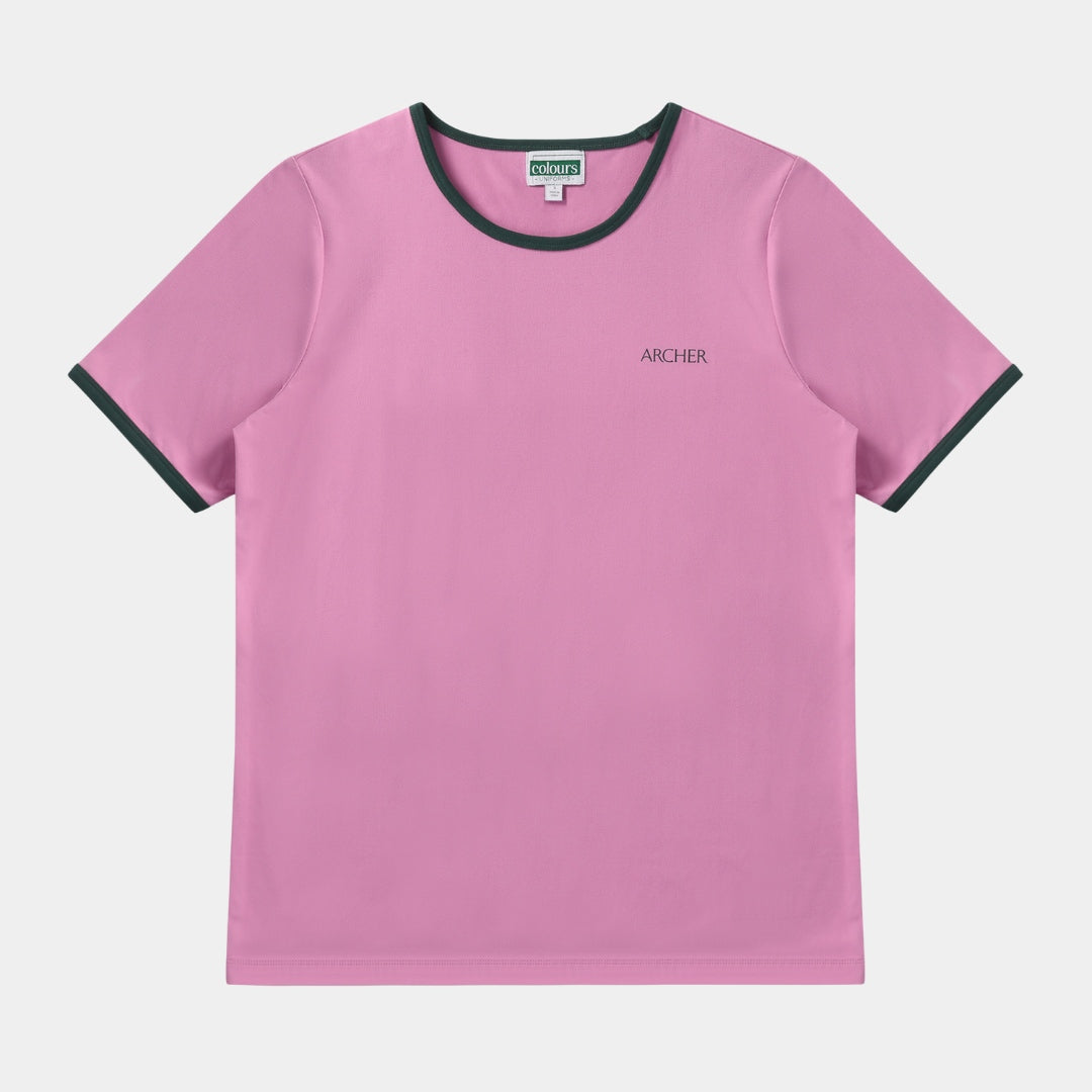Archer Athletic Tech Tee Pink