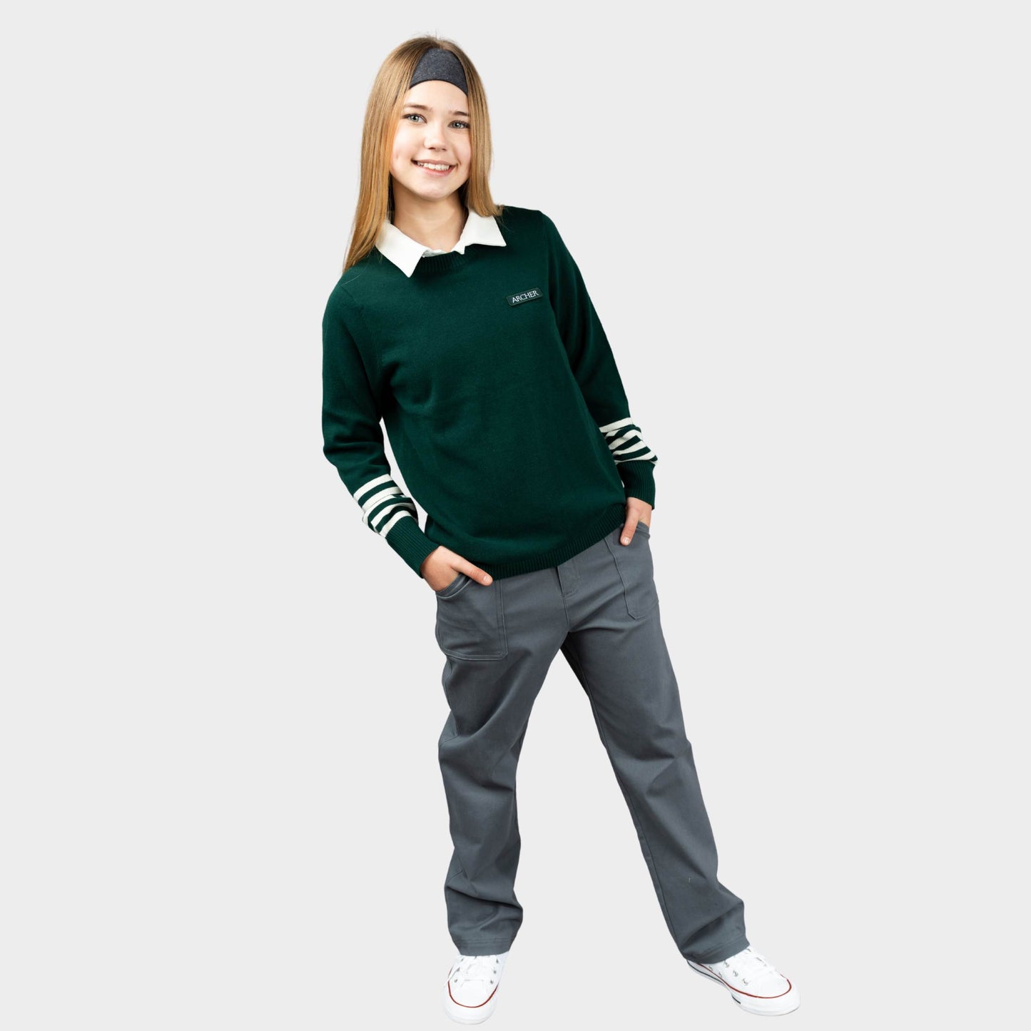 Archer Campus Chinos Dark Grey