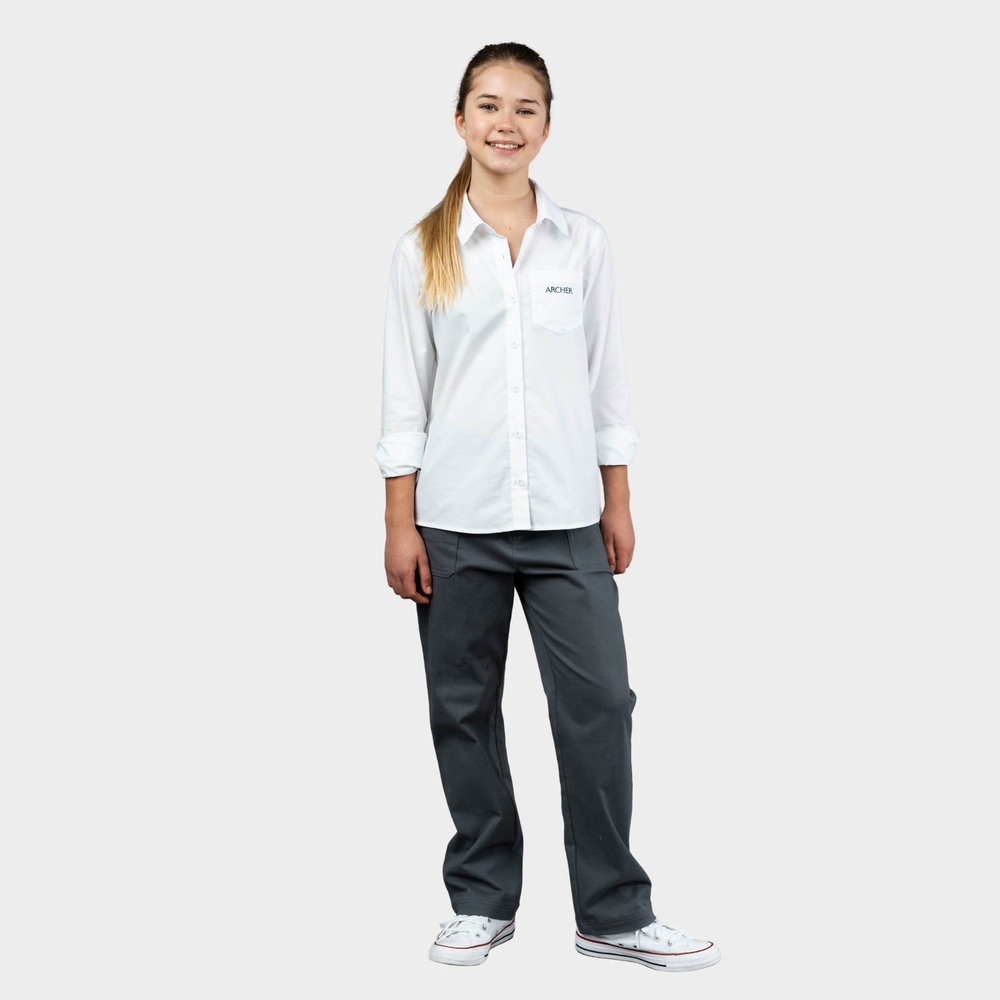 Archer Campus Chinos Dark Grey