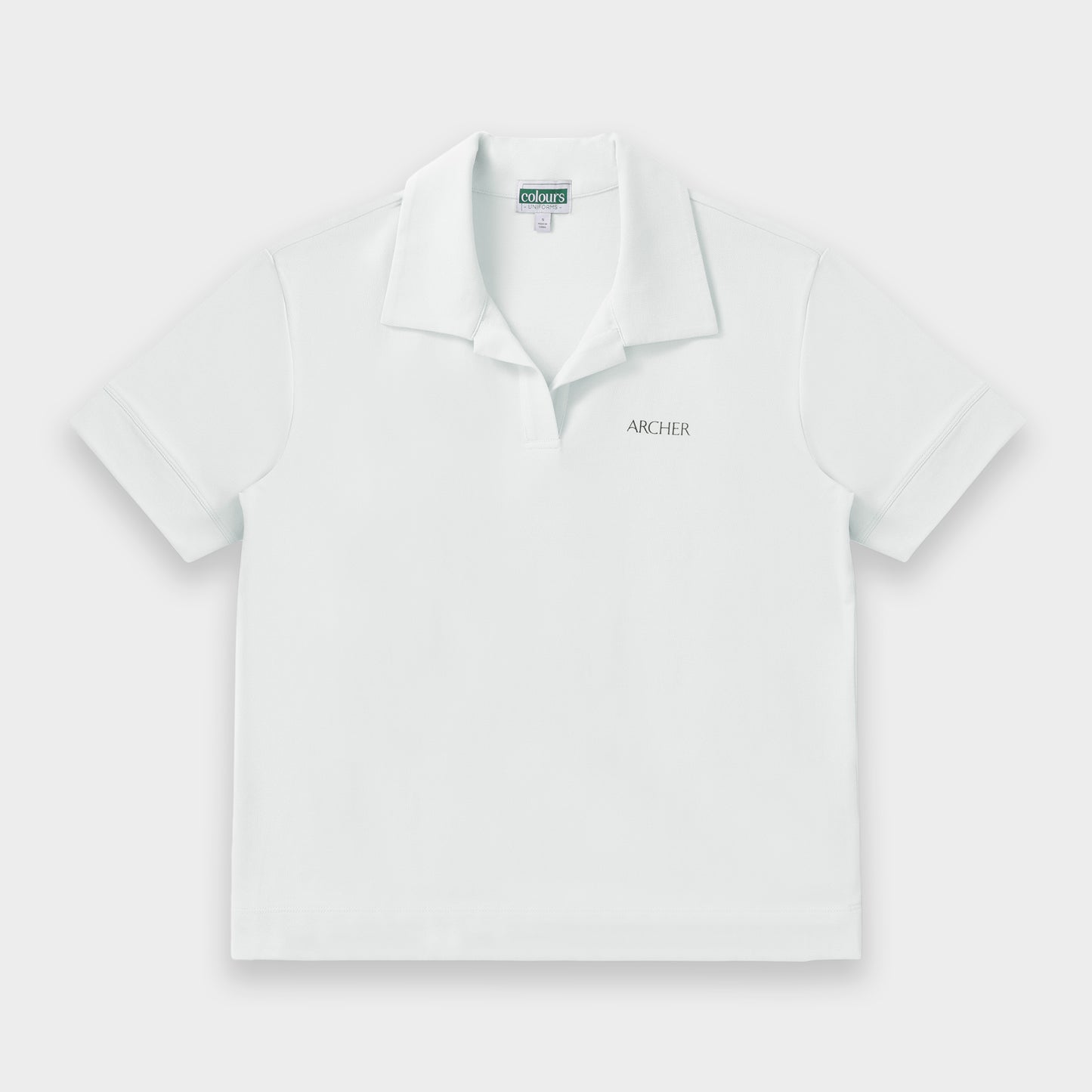 Archer Breezy Boxy Short Sleeve Polo Stone