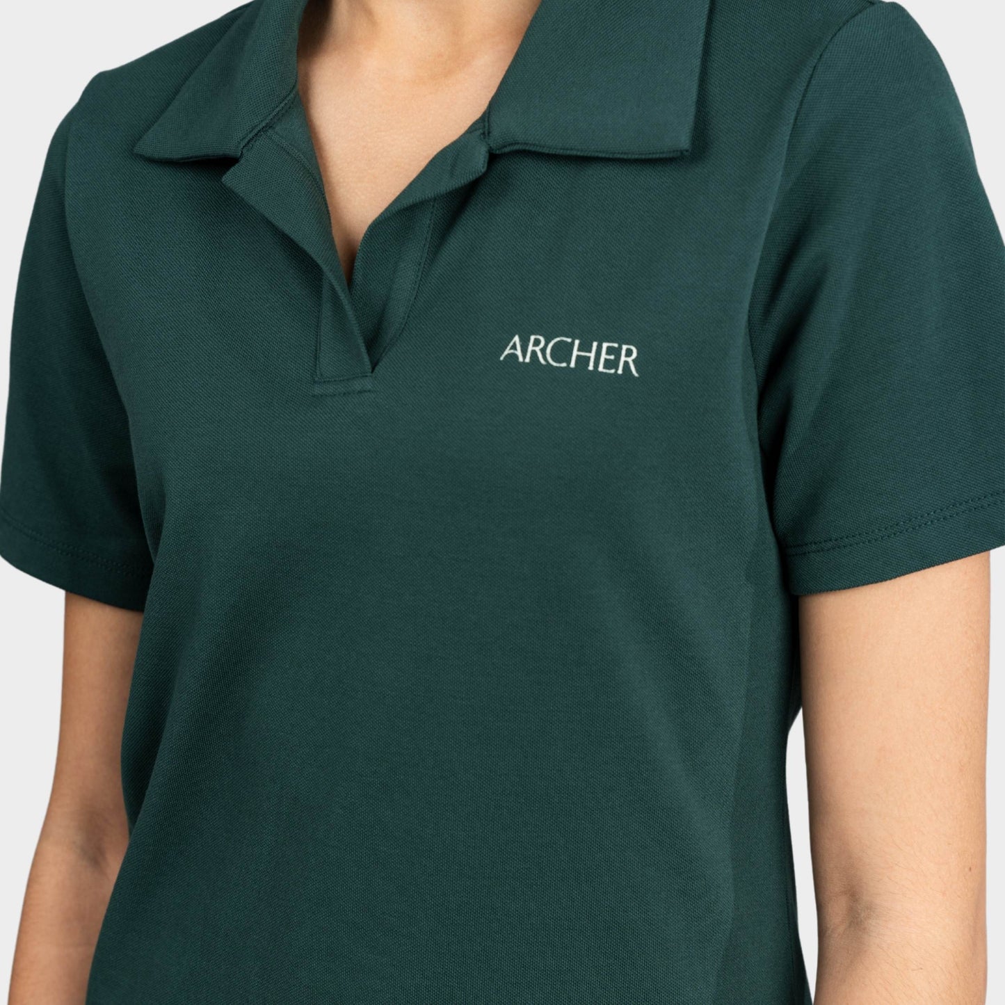 Archer Breezy Tailored Short Sleeve Polo Green