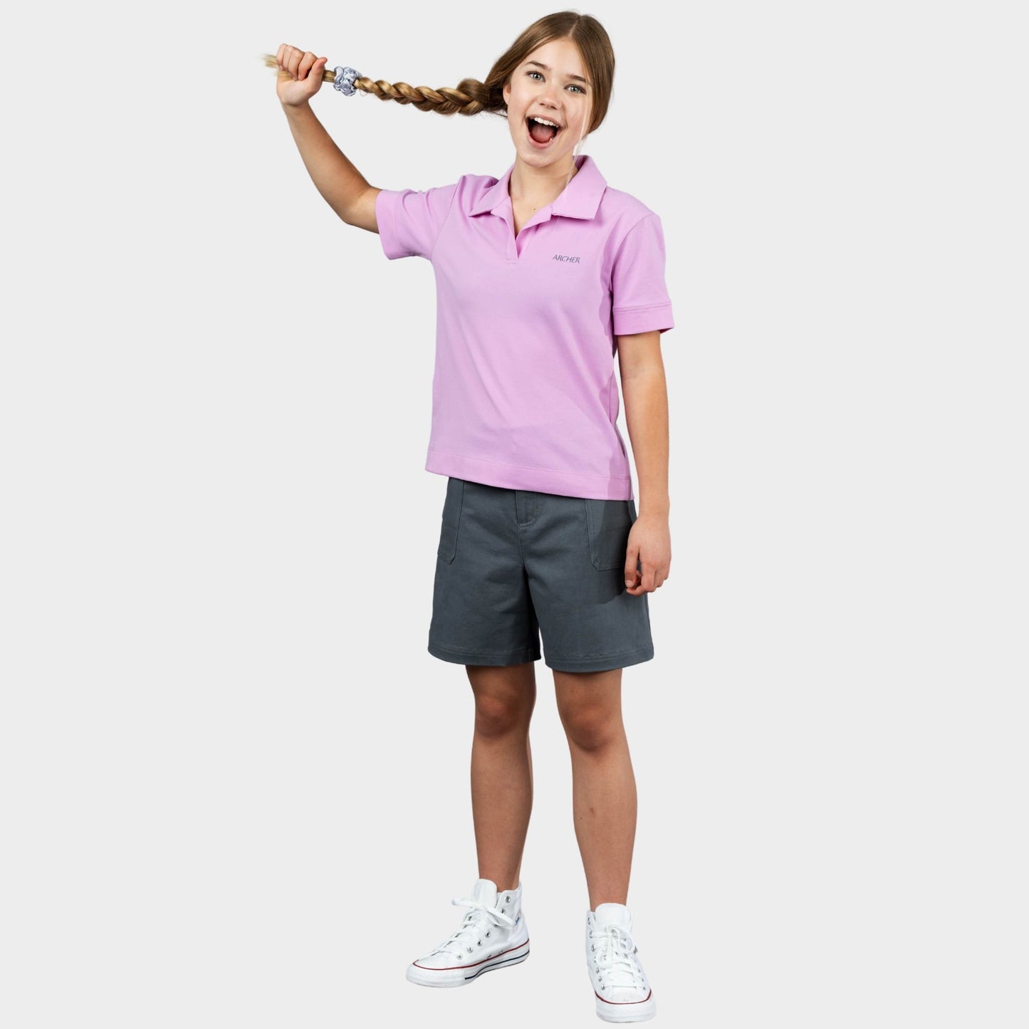 Archer Campus Chino Shorts Dark Grey