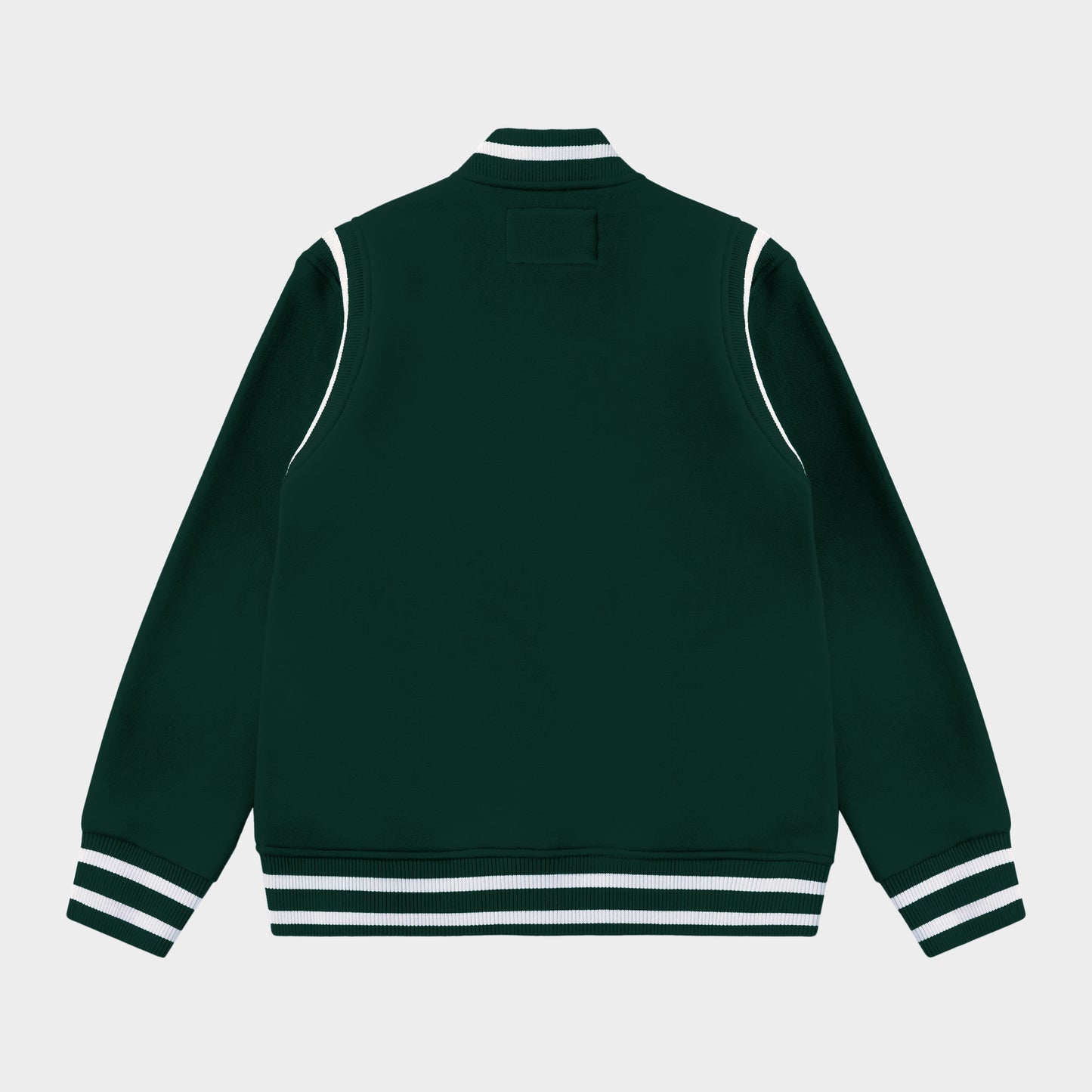 Archer Fleece Varsity Jacket Green