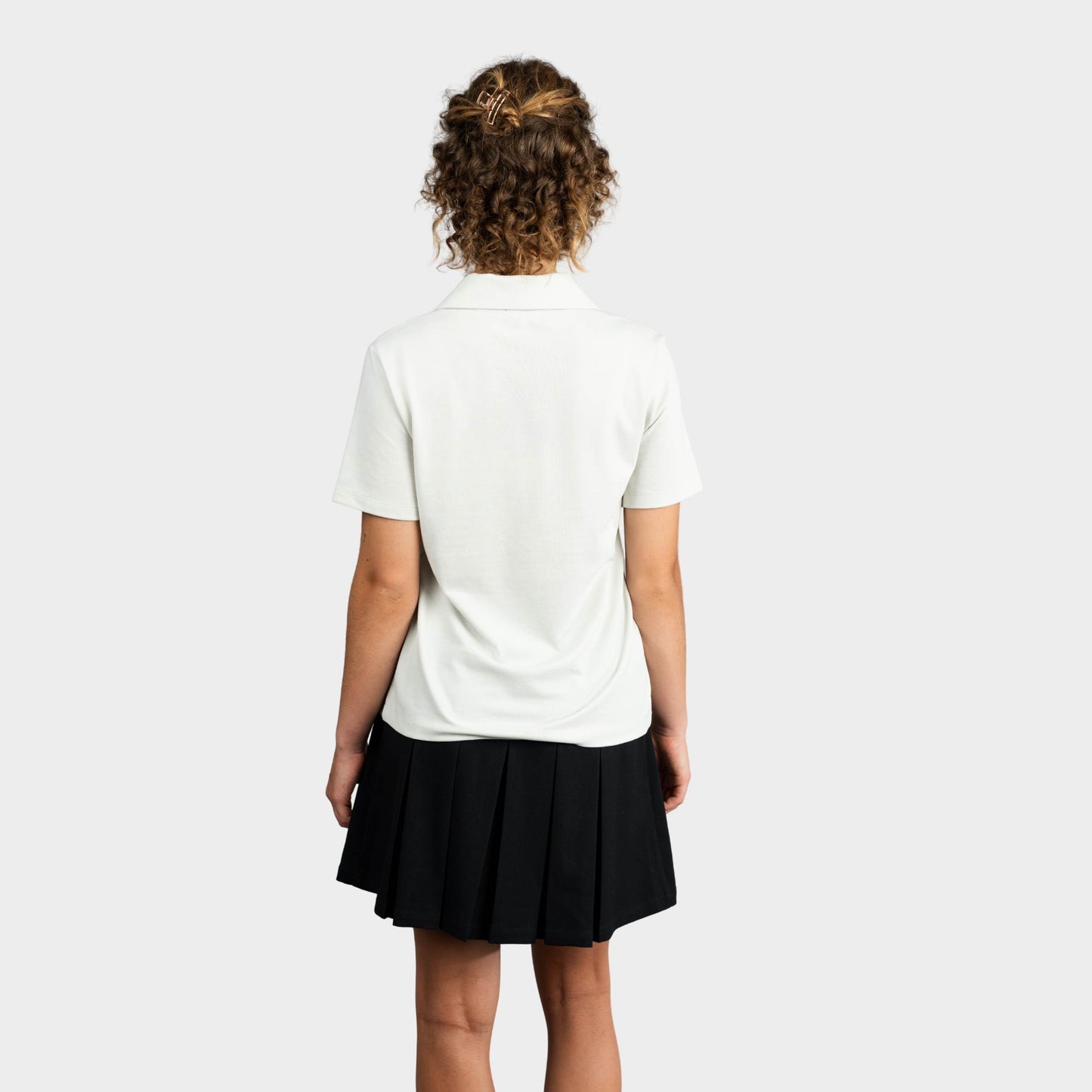 Archer Pleated Skirt with Bike Shorts Black