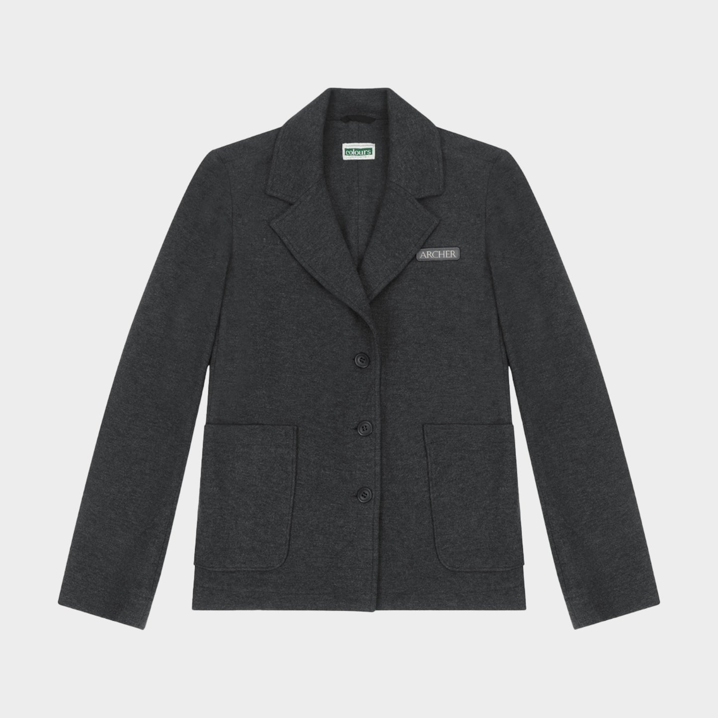 Archer Preppy Blazer Charcoal