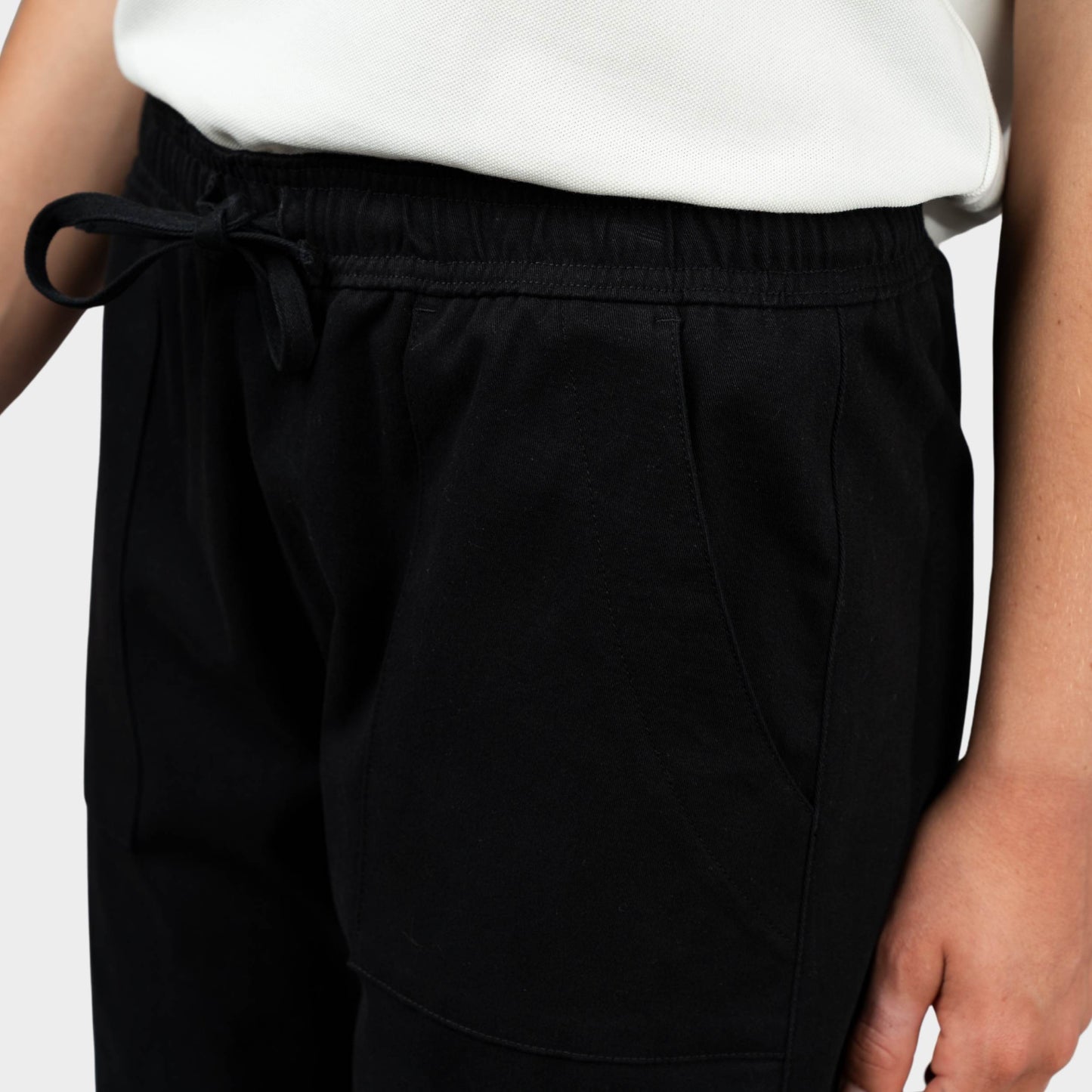 Archer Twill Joggers Black
