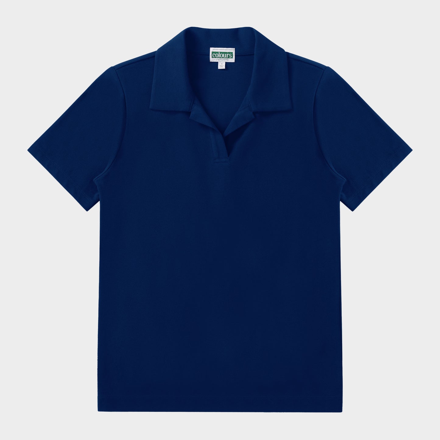 Castilleja Breezy Tailored Short Sleeve Polo Navy