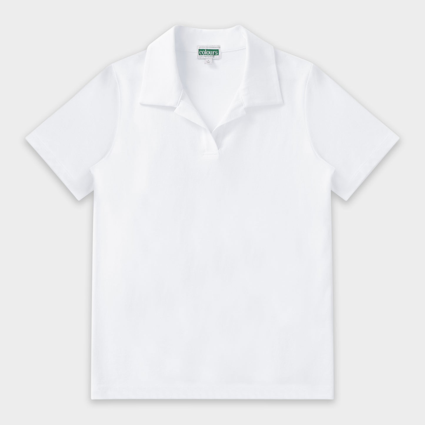 Castilleja Breezy Tailored Short Sleeve Polo White