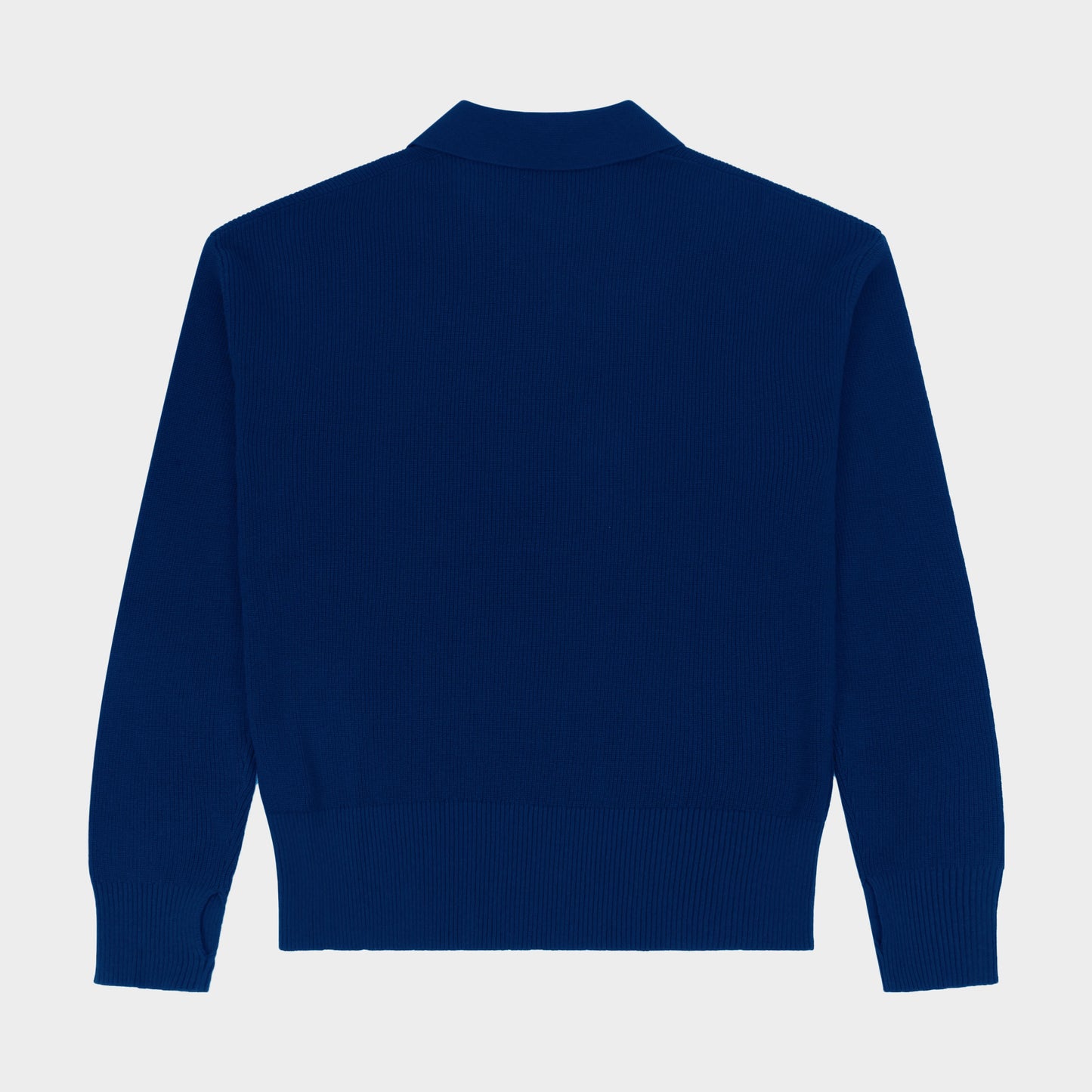 Castilleja Solid Rugby Polo Pullover Navy