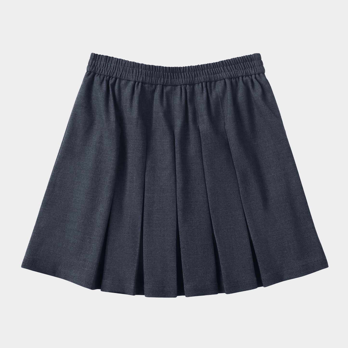 Archer Pleated Skirt with Bike Shorts Charcoal