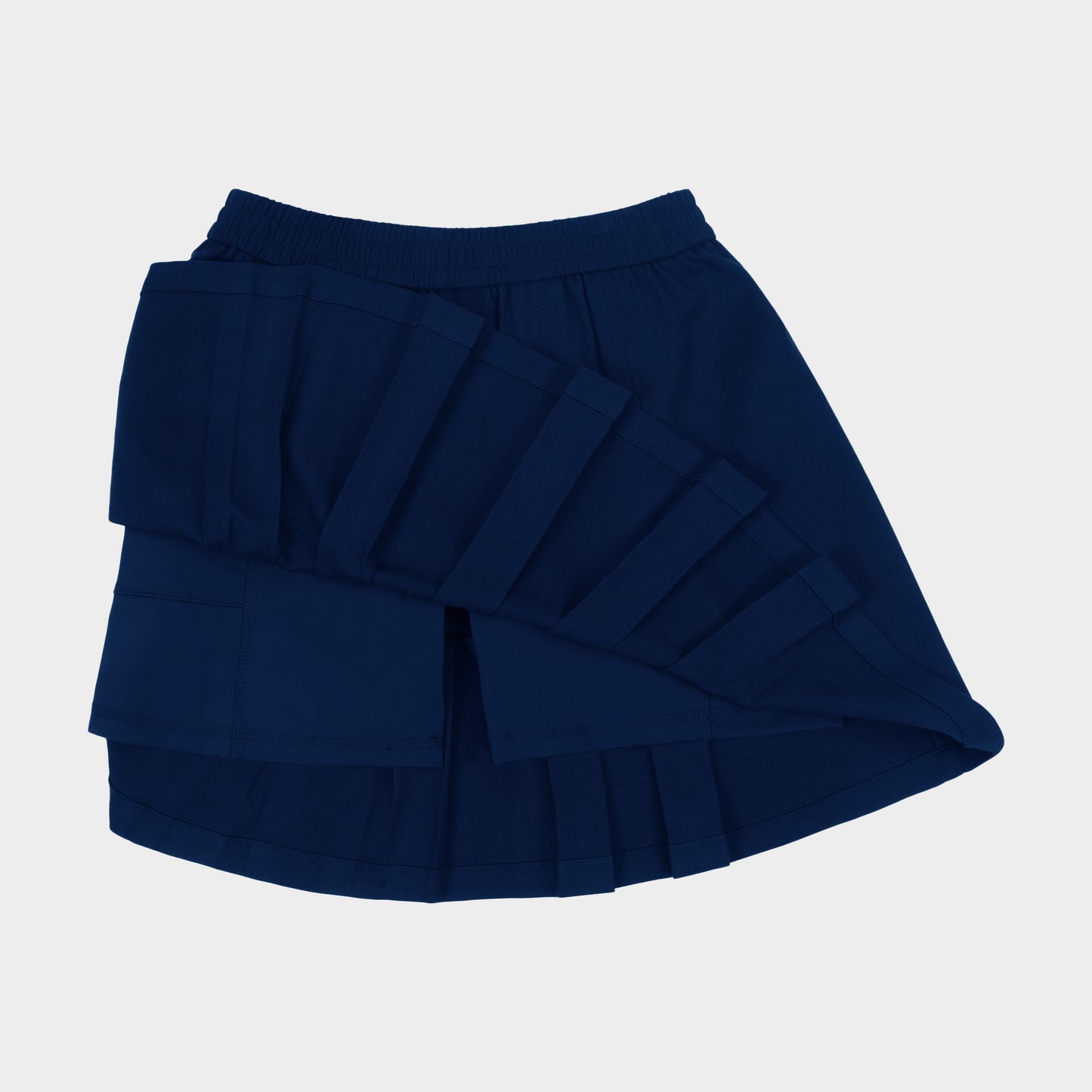AOLP Pleated Skirt with Bike Shorts Navy