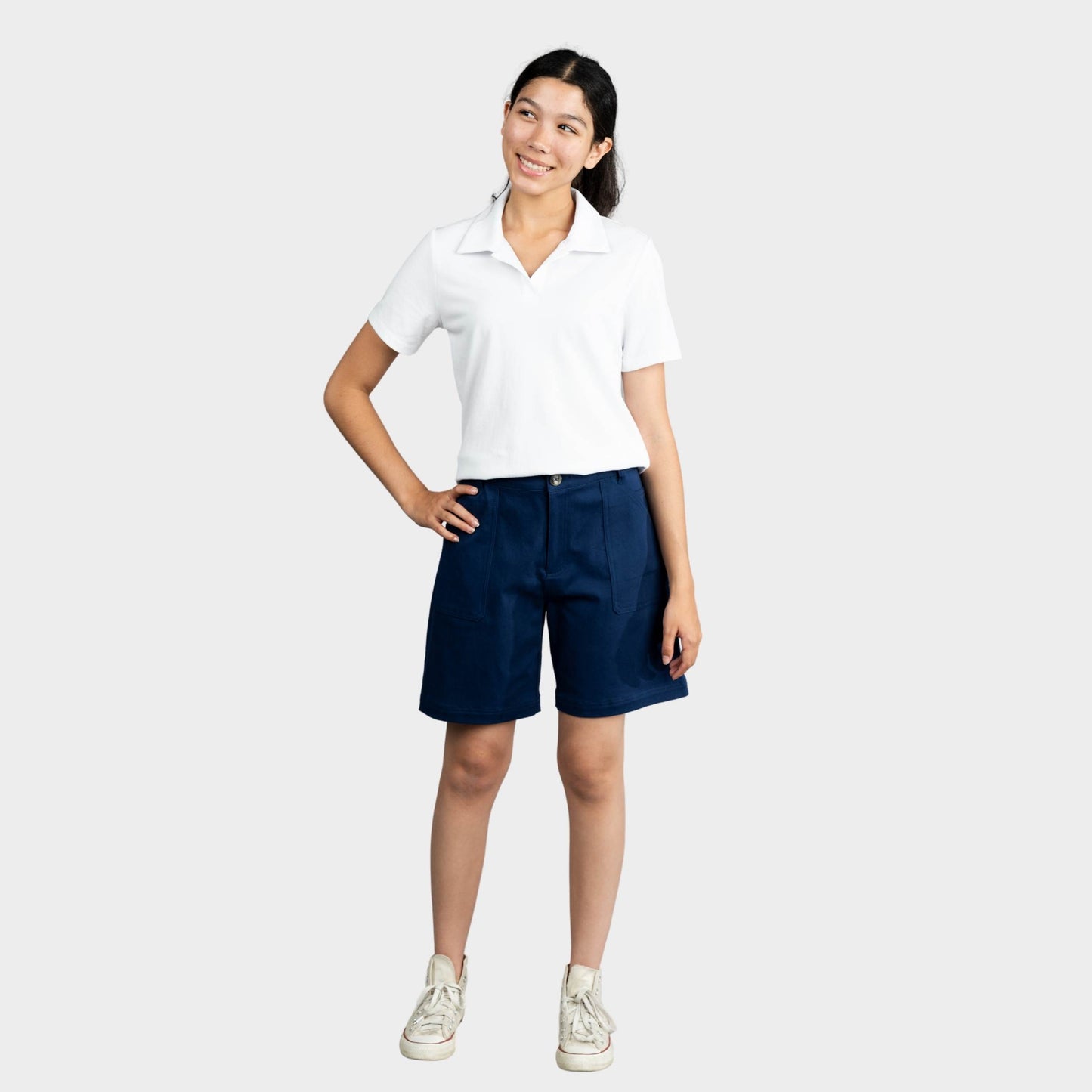 Castilleja Campus Chino Shorts Navy