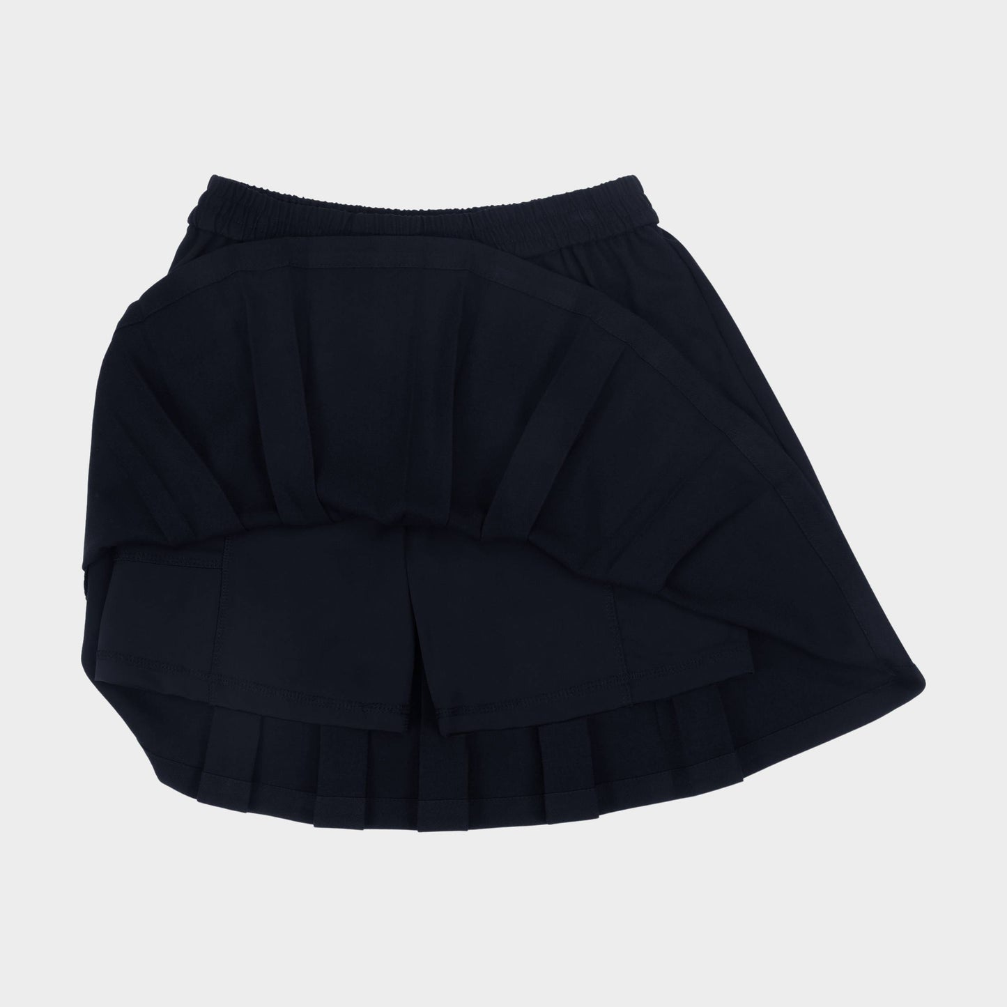 Archer Pleated Skirt with Bike Shorts Black