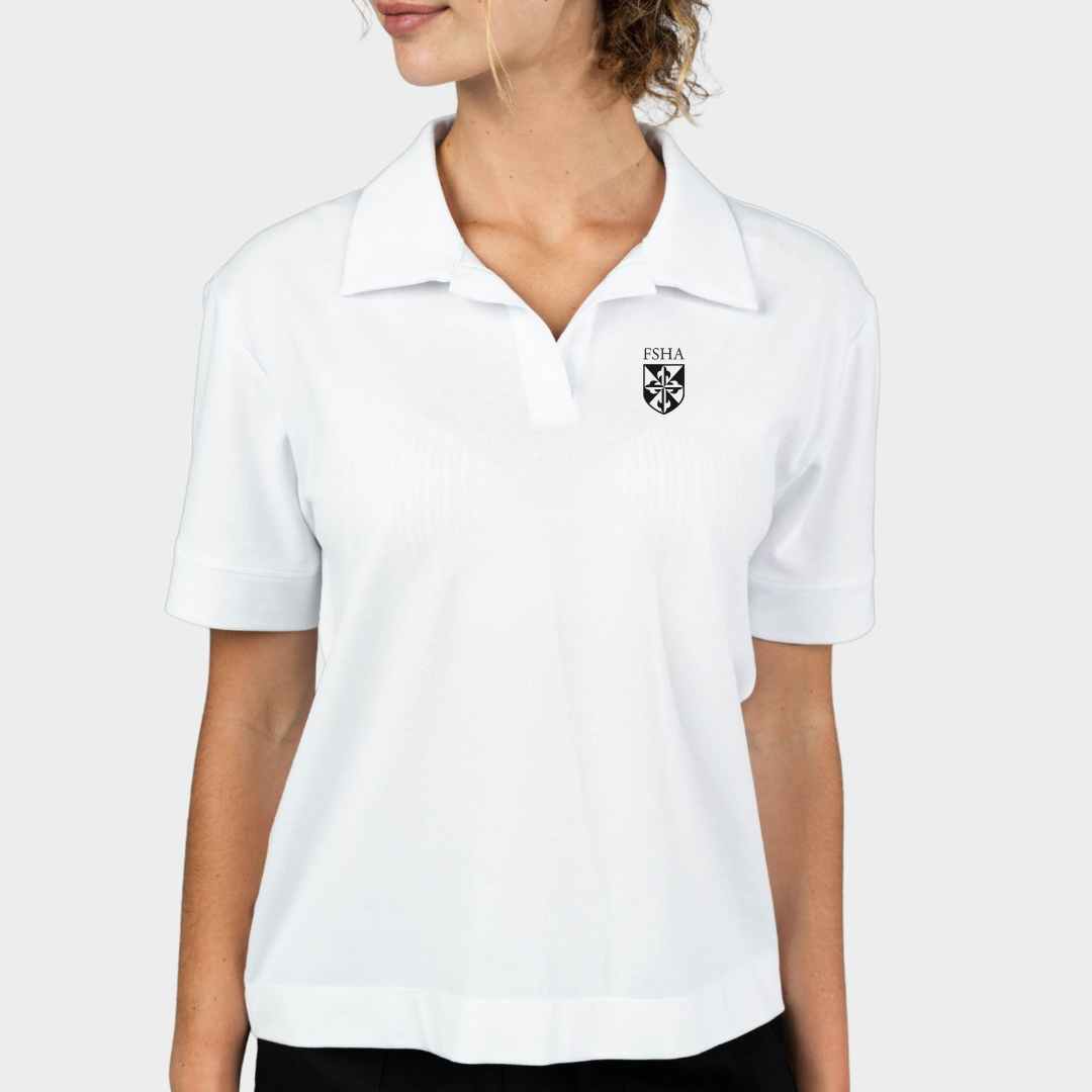 FSHA Relaxed Short Sleeve Polo White