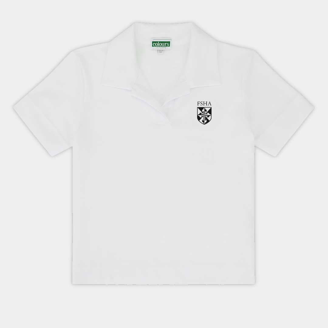FSHA Relaxed Short Sleeve Polo White