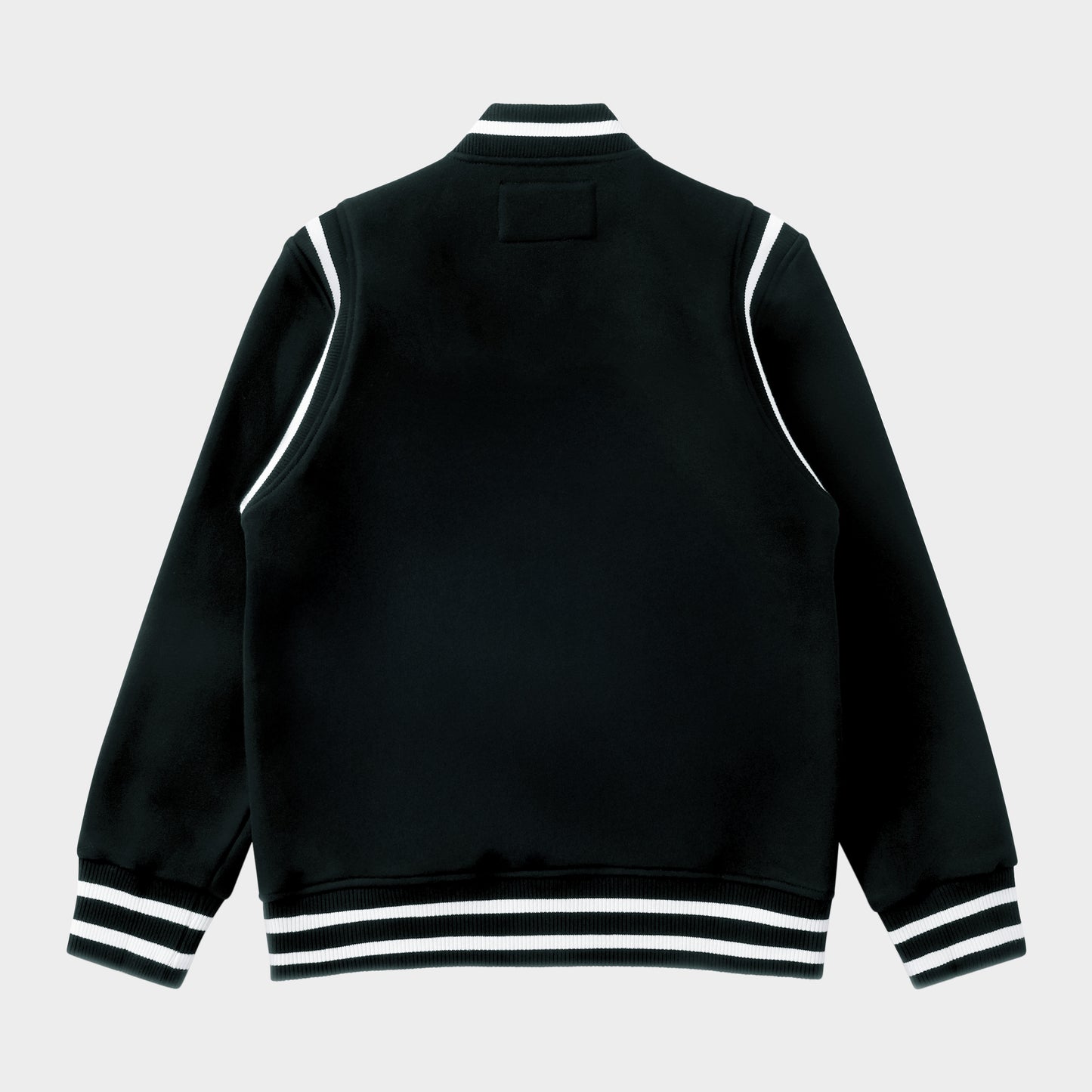 Marlborough Fleece Varsity Jacket Black