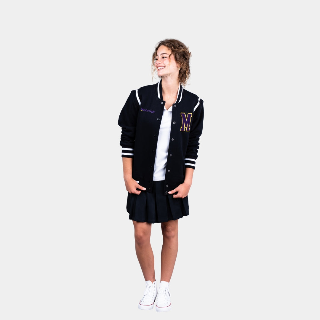 Marlborough Pleated Skirt with Bike Shorts Black