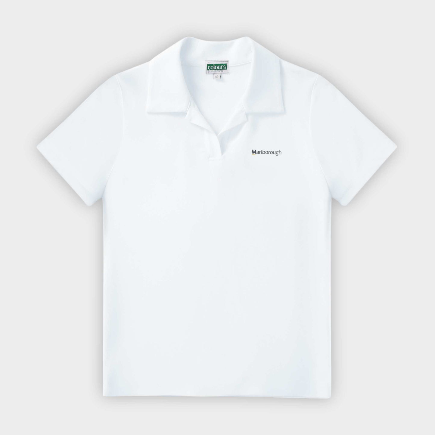 Marlborough Breezy Tailored Short Sleeve Polo White