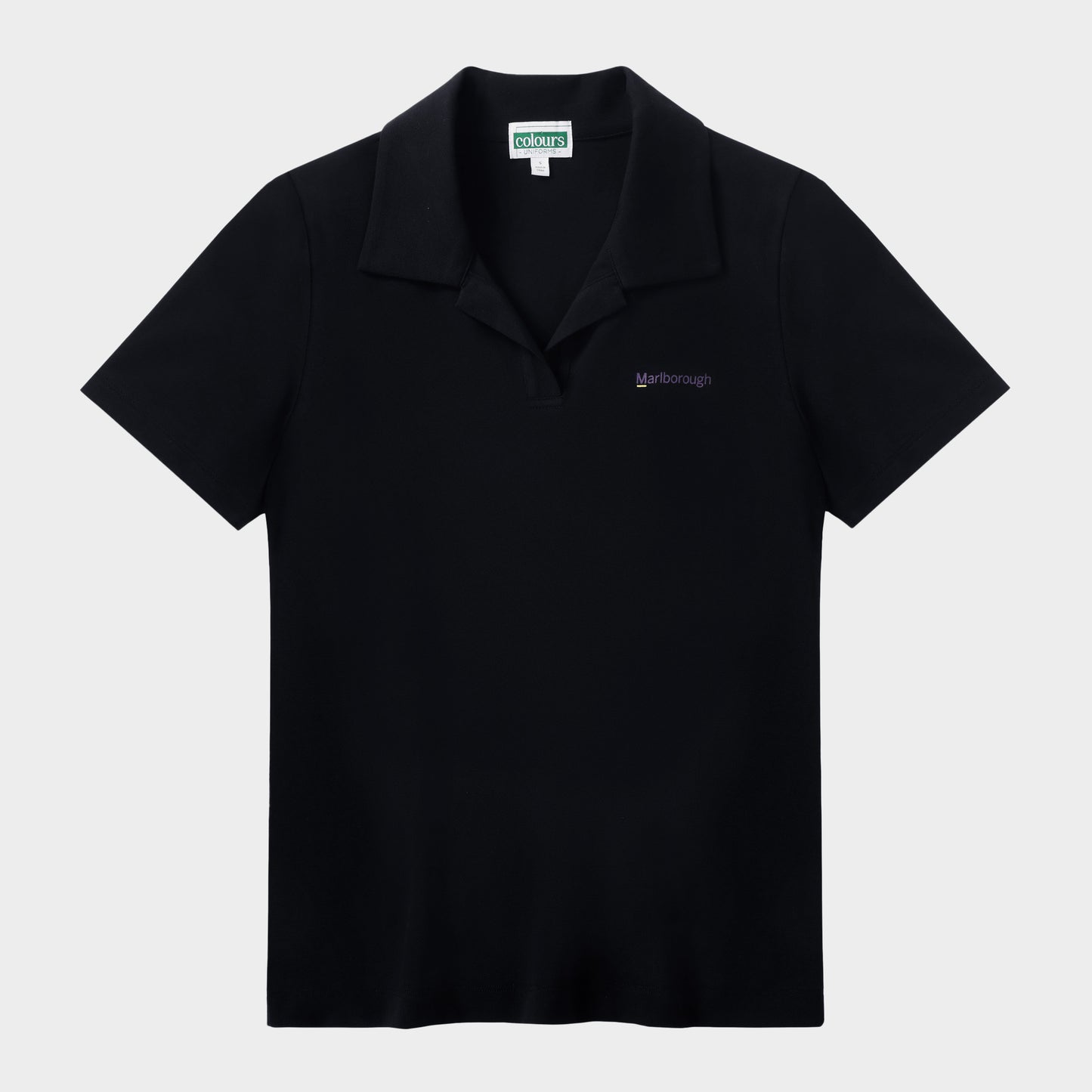 Marlborough Breezy Tailored Short Sleeve Polo Black