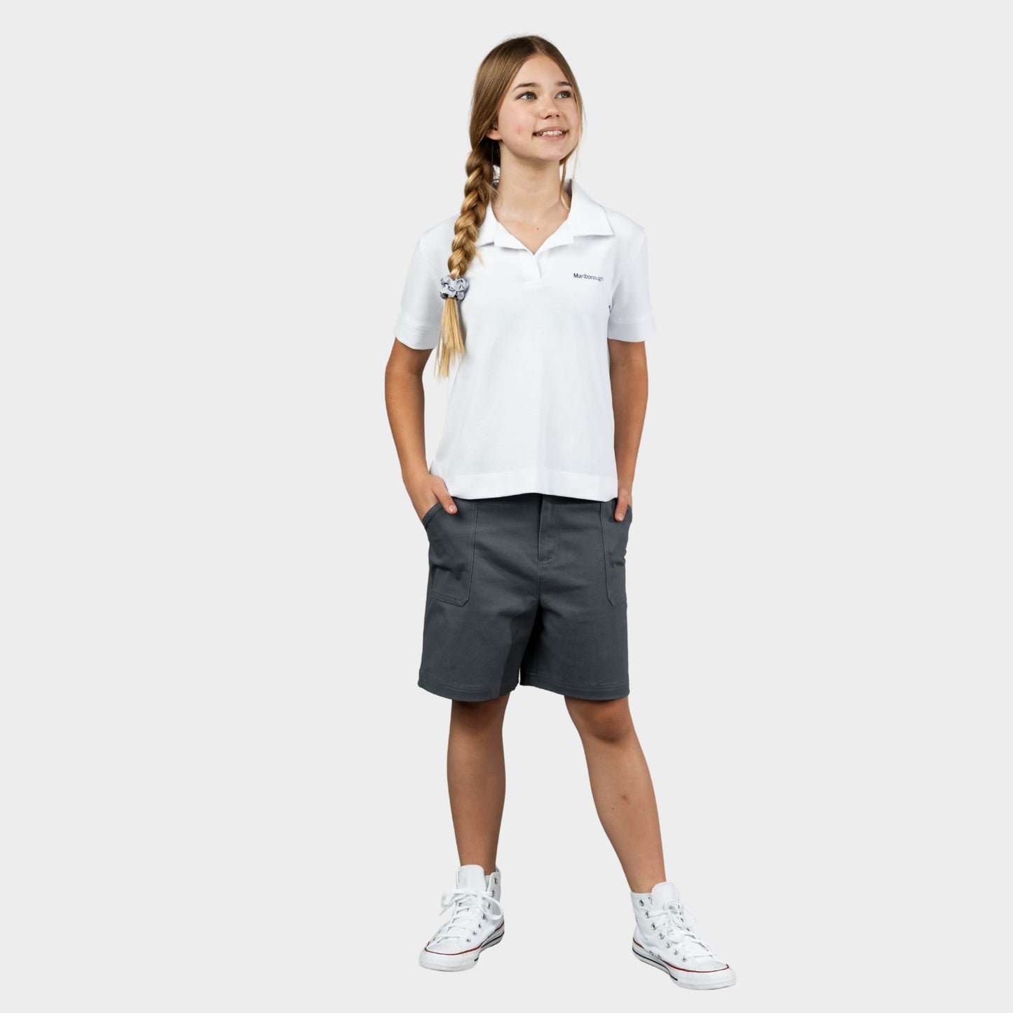 Marlborough Campus Chino Shorts Dark Grey
