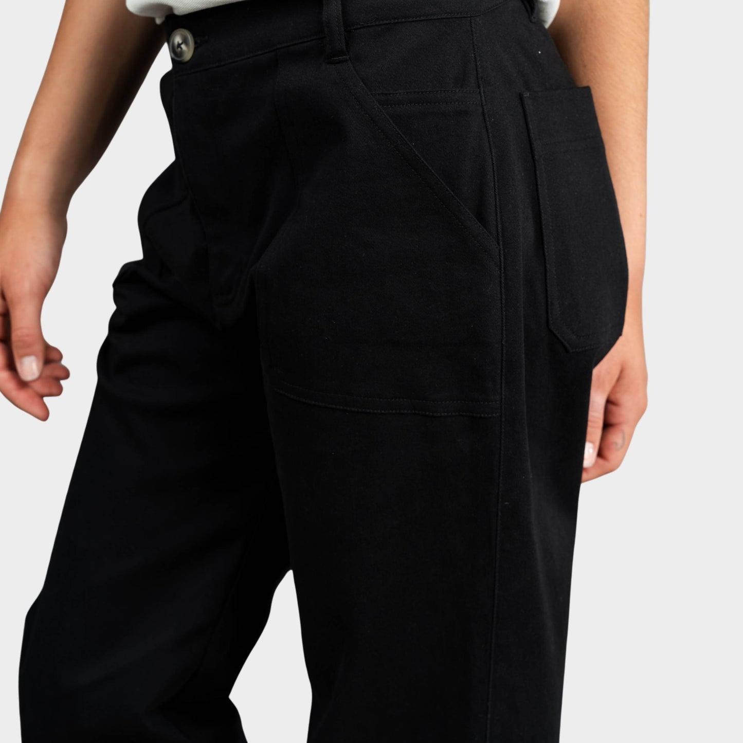 Campus Chinos Black