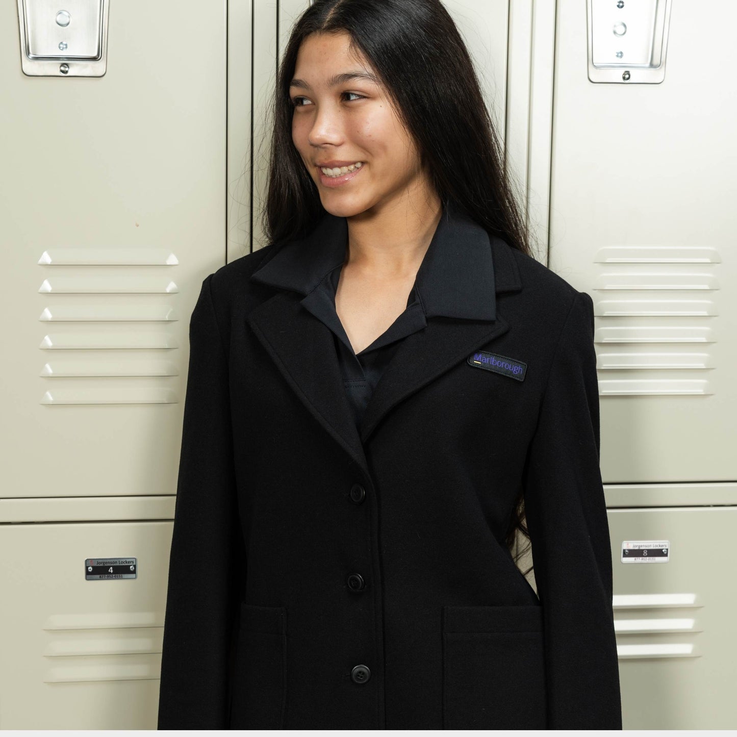 Marlborough Preppy Blazer Black
