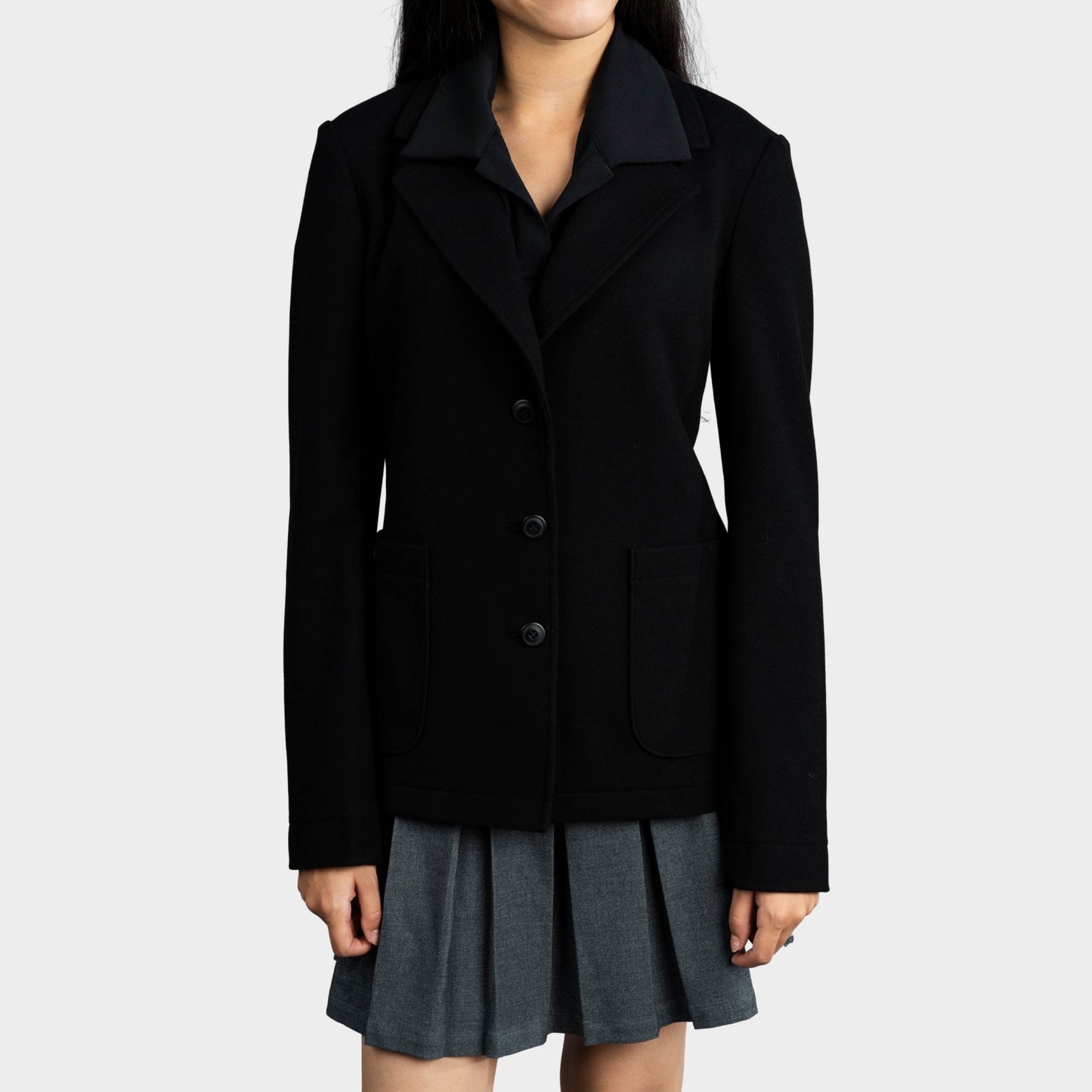 Marlborough Preppy Blazer Black
