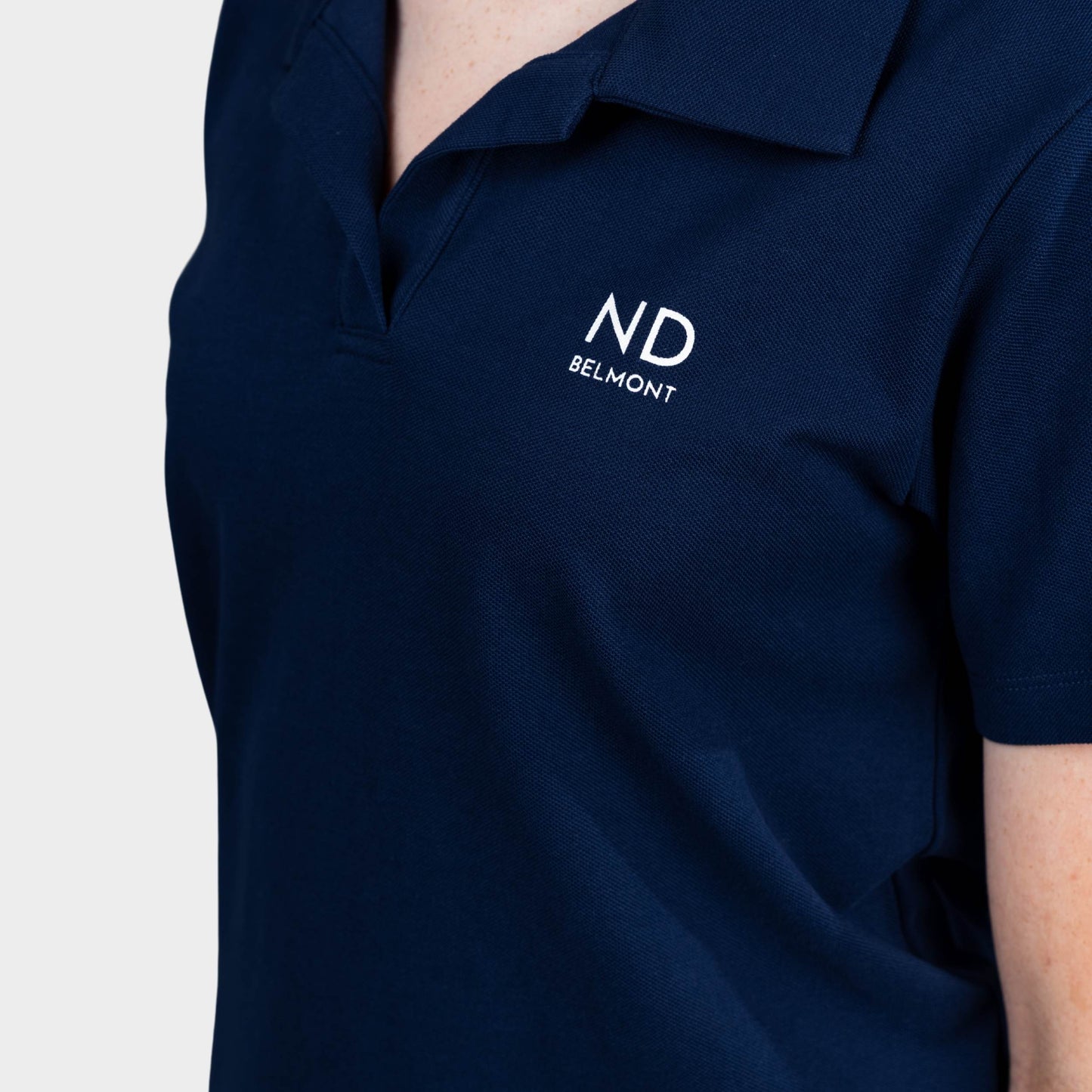 NDB Breezy Tailored Short Sleeve Polo Navy