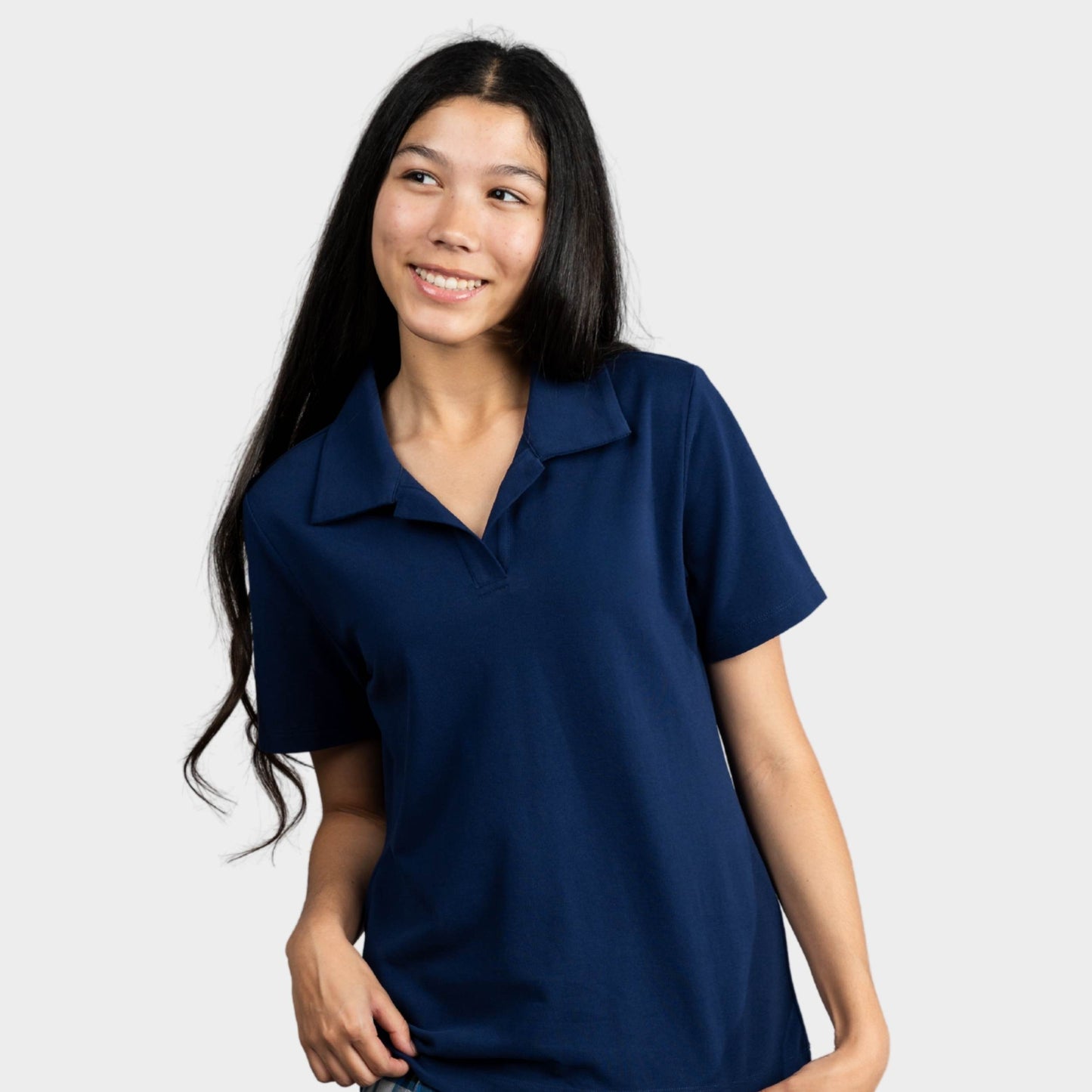 NDB Breezy Tailored Short Sleeve Polo Navy
