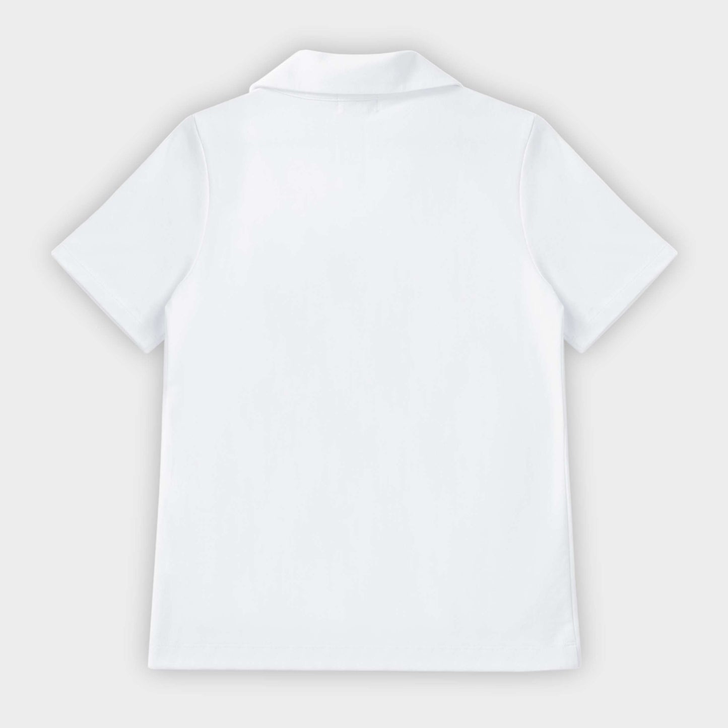 NDB Breezy Tailored Short Sleeve Polo White