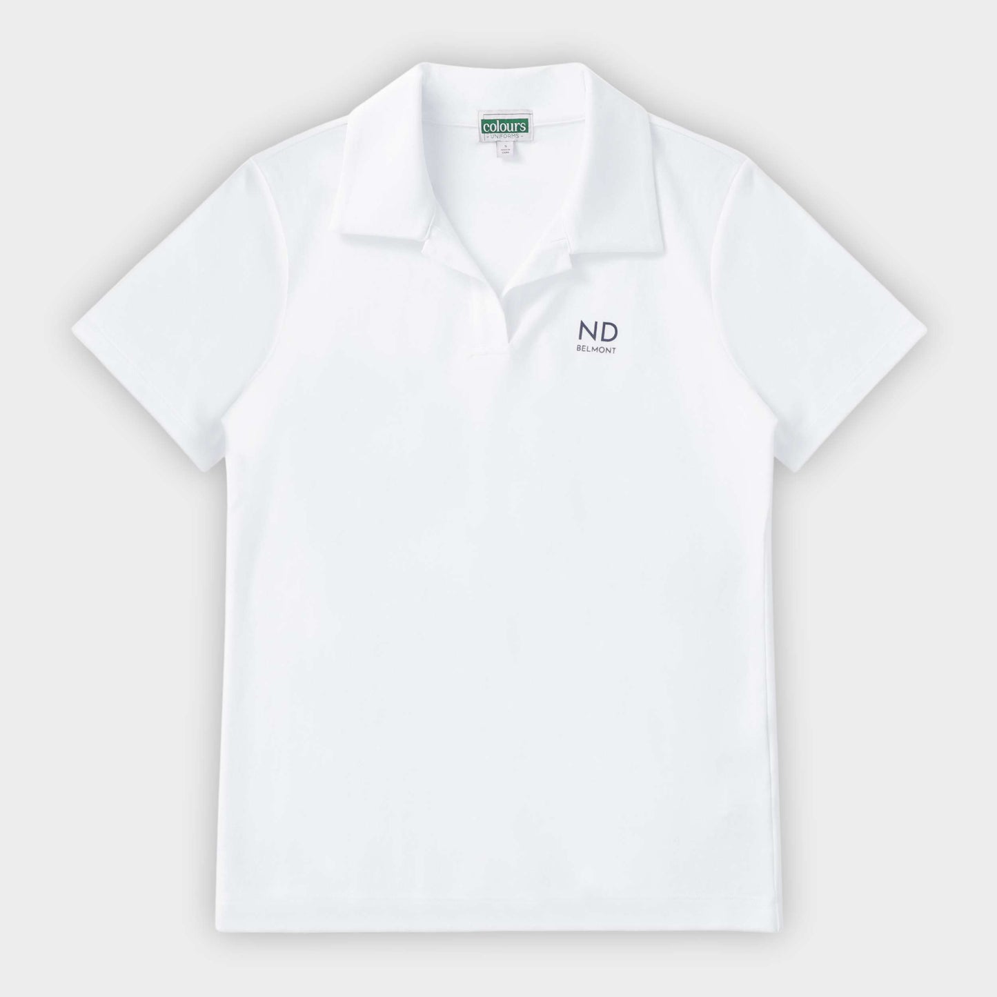 NDB Breezy Tailored Short Sleeve Polo White