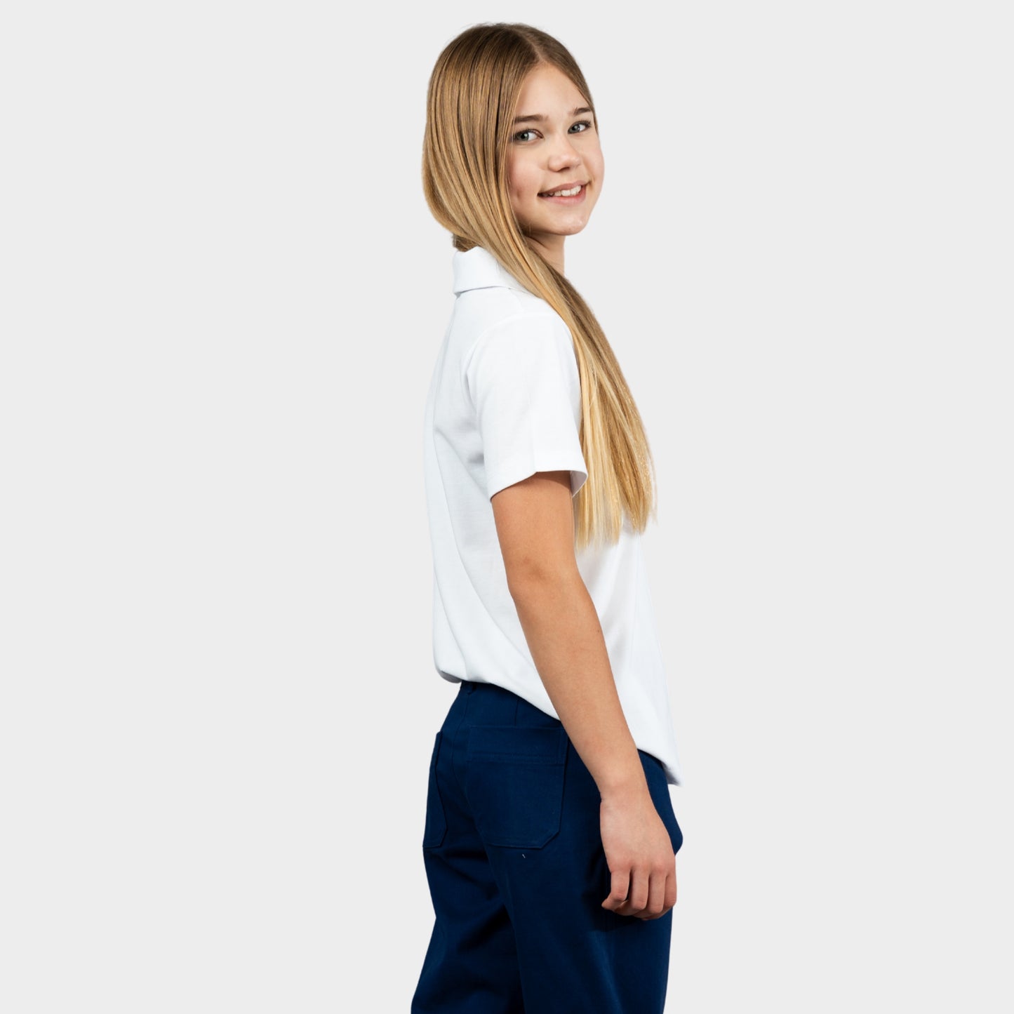 NDB Breezy Tailored Short Sleeve Polo White