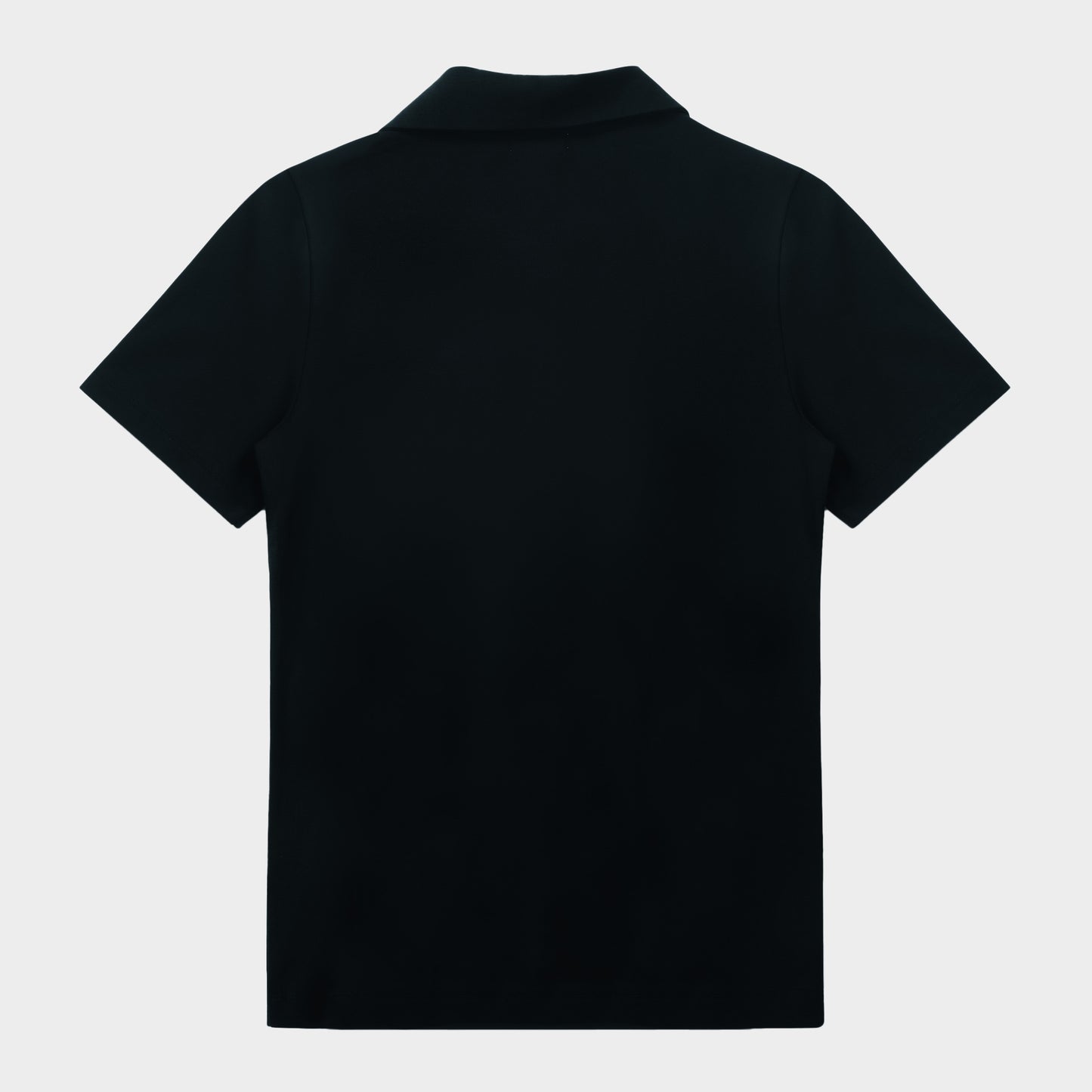 Regina Dominican Breezy Tailored Short Sleeve Polo Black