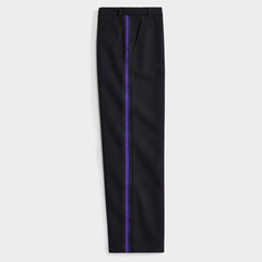 Slouchy Track Trouser Black Purple