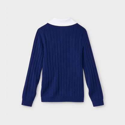 AOLP Two-fer Pullover Navy