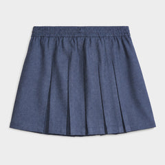 Modern Pleated Skirt with Bike Shorts Charcoal