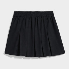 Modern Pleated Skirt Black