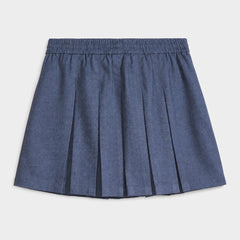 Modern Pleated Skirt Charcoal