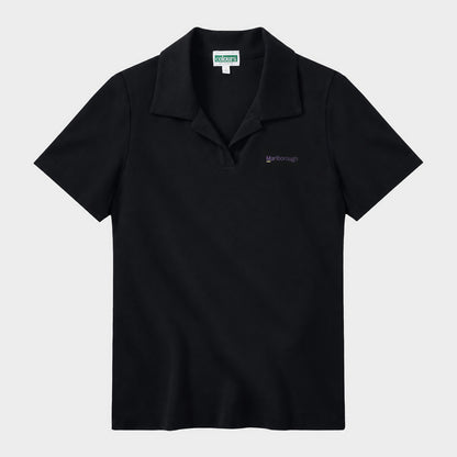 Marlborough Breezy Tailored Short Sleeve Polo Black