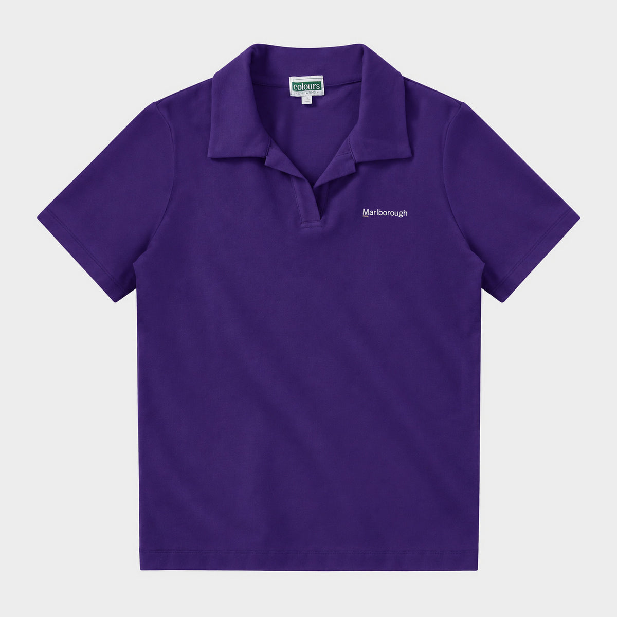 Marlborough Breezy Tailored Short Sleeve Polo Purple