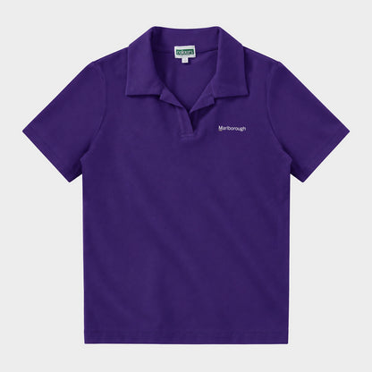 Marlborough Breezy Tailored Short Sleeve Polo Purple