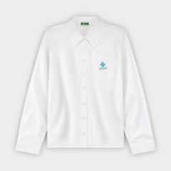 AOLP Long Sleeve Button Down Shirt White
