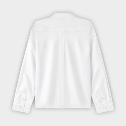 AOLP Long Sleeve Button Down Shirt White