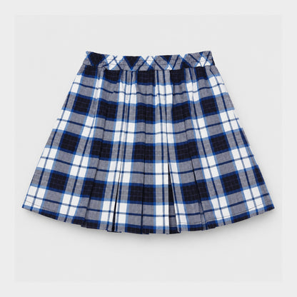 AOLP Plaid Pleated Skirt with Bike Shorts