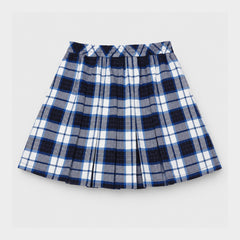 AOLP Plaid Pleated Skirt with Bike Shorts