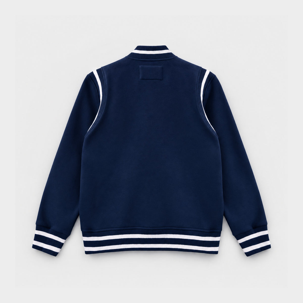 AOLP Fleece Varsity Jacket Navy
